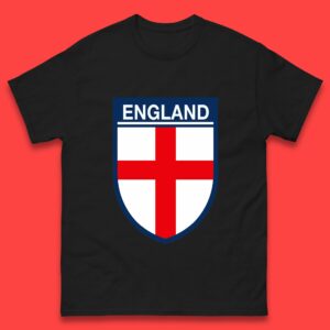 Flag of England Shield Printed T-Shirt