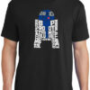 R2D2 Typography T-Shirt
