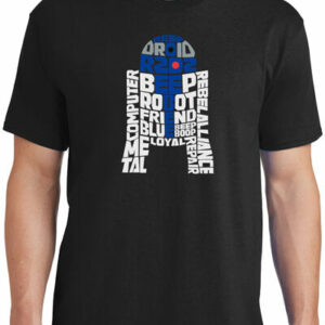 R2D2 Typography T-Shirt