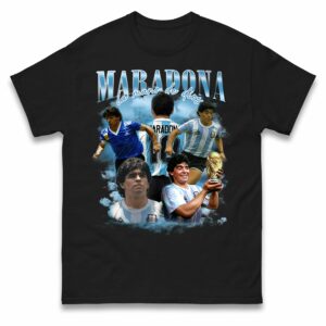 Retro Diego Maradona Football T Shirt