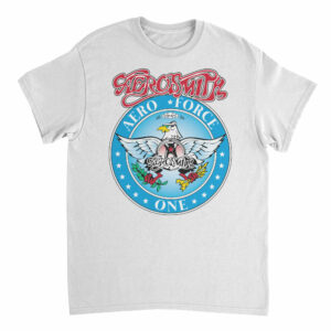Waynes World Garth T-Shirt Aerosmith Aero Force