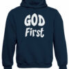 God First Hoodie Religious Christian Sweatshirt