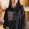 God Says I Am Unique Special Loved Forgiven Hoodie