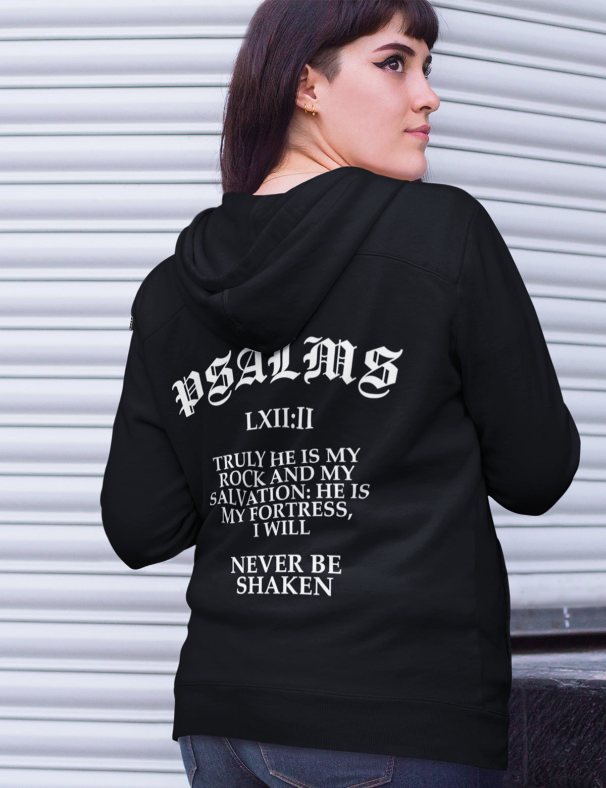 Trendy Psalms 622 Roman letter Hoodie