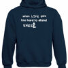 When Life Gets Too Hard To Stand Knee Christian Sweatshirt